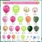 146Pcs Tropical Balloons Garland Arch Kit, Hawaiian Luau Tropical Aloha Flamingo Party Decorations Hot Pink Fruit Green Rose Gold Confetti Balloons Palm Leaves Birthday Baby Shower Wedding Supplies
